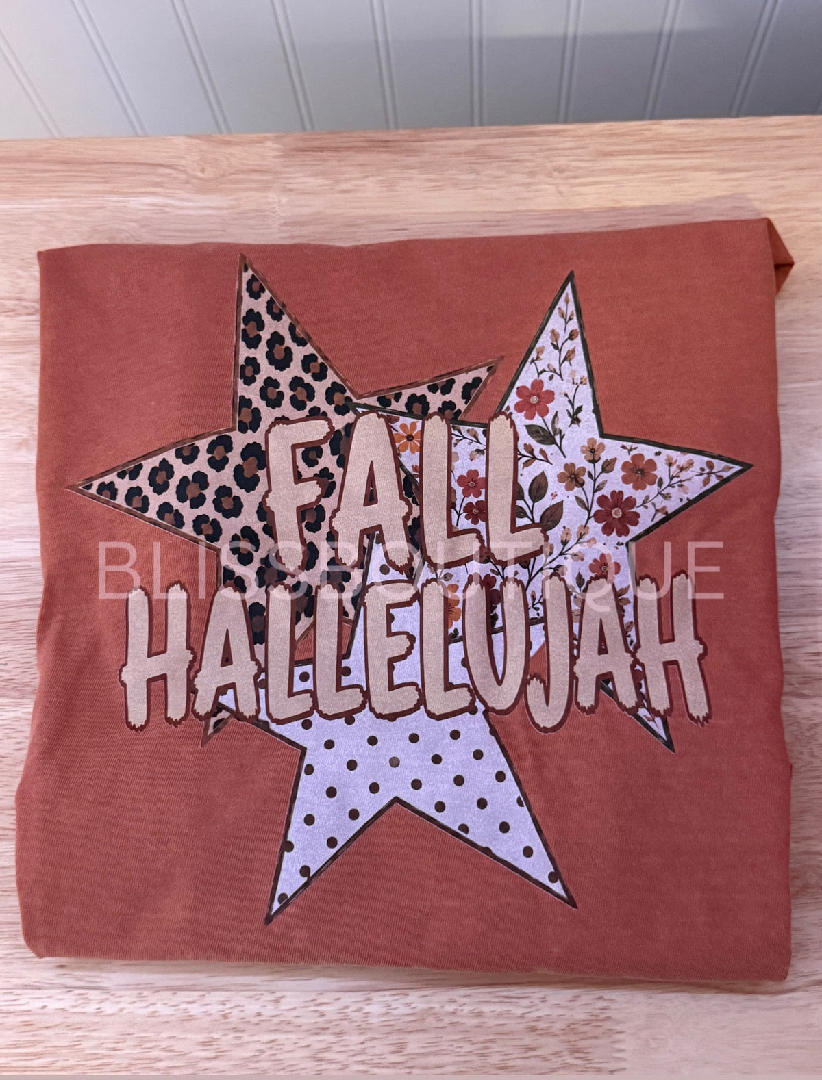 Fall Hallelujah Christian Autumn Leopard Floral (DTF)