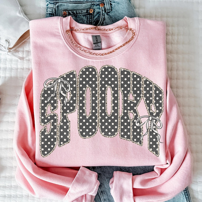 Halloween Retro Polka Dot Spooky (DTF)
