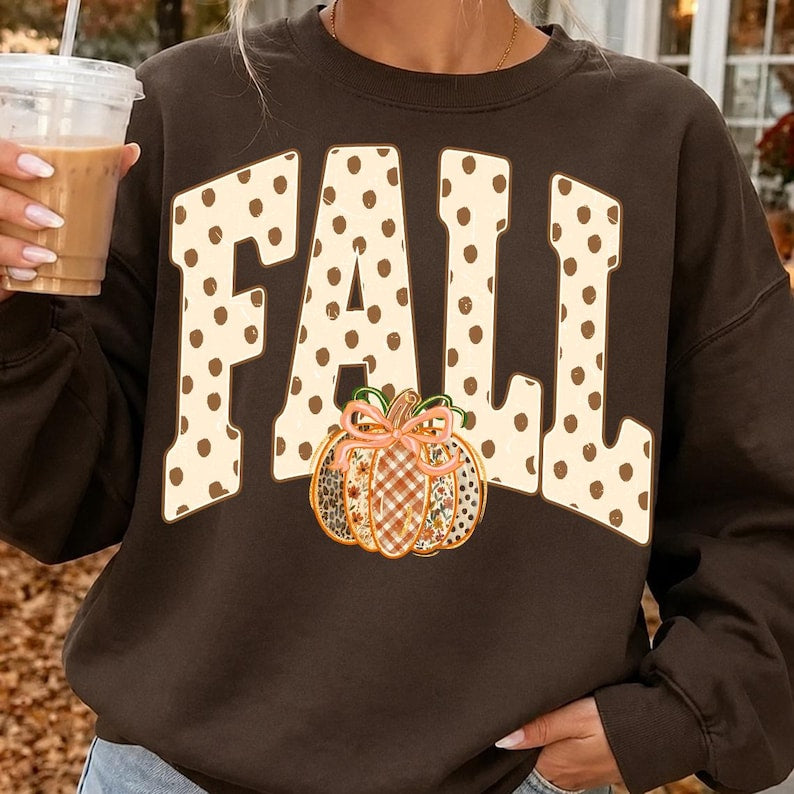 Polkadot Pumpkin Fall (DTF)