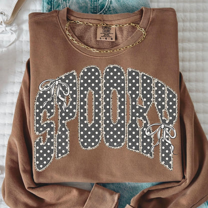 Halloween Retro Polka Dot Spooky (DTF)